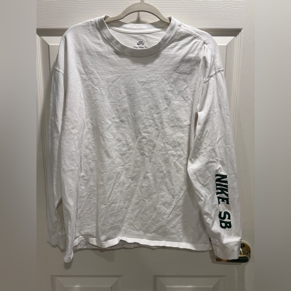 Nike SB Snake Graphic Long Sleeve Shirt White Men’s Large Skateboarding Tee - Picture 2 of 8